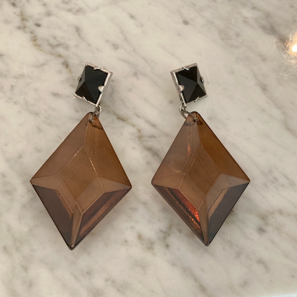 All Saints Maya Drop Glass Earrings
